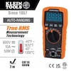 Klein Tools Digital Multimeter, TRMS Auto-Ranging, 600V, Temp MM420